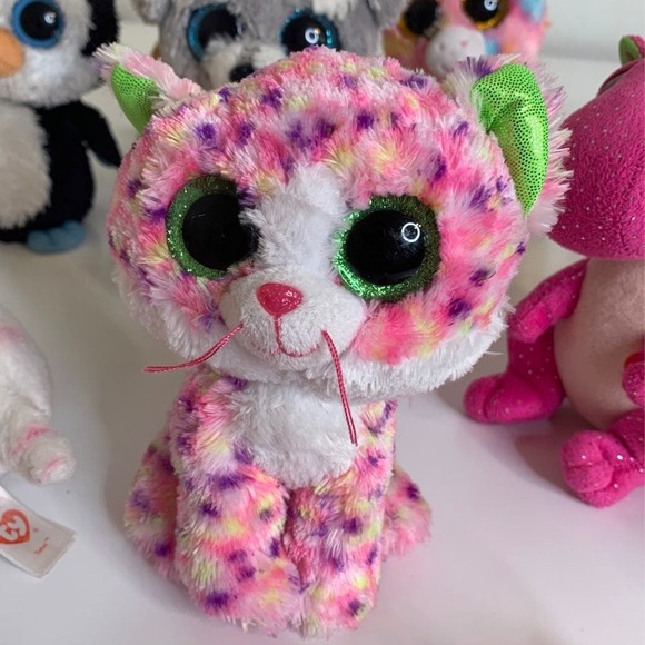 ty beanie boos plush toy stuffed animal dolls bundle of 12 EUC - Picture 10 of 12